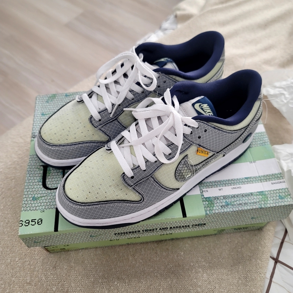 Nike Dunk Low x Union LA Passport Pack Pistachio Size [X] UN/LA Ripstop Size 10